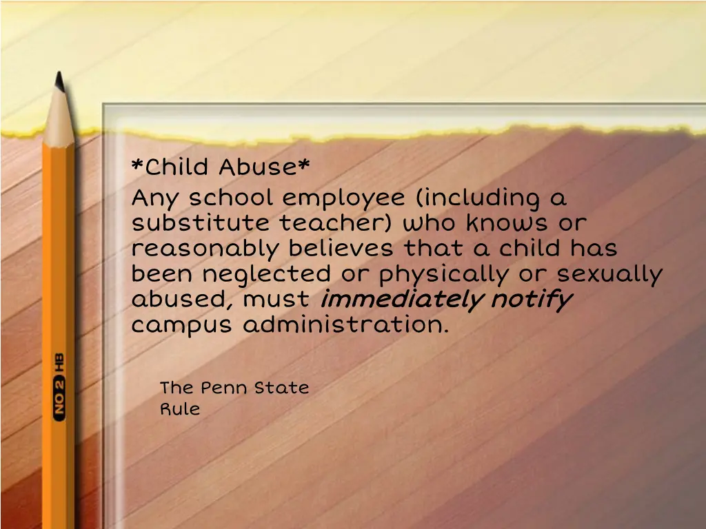 child abuse any school employee including