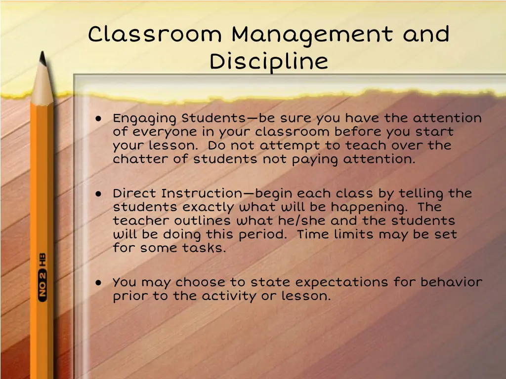 classroom management and discipline 2