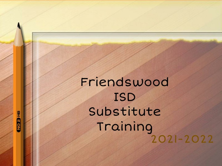 friendswood isd substitute training