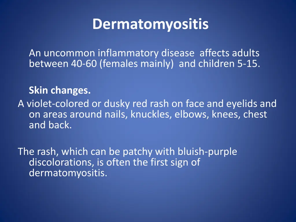 dermatomyositis