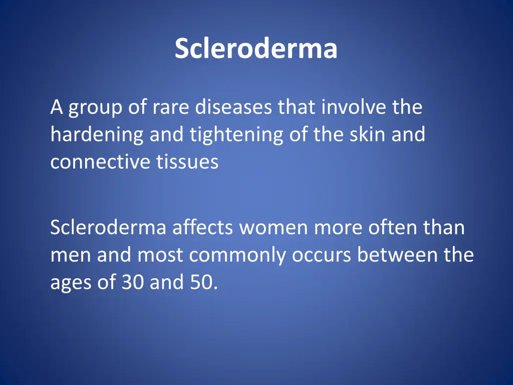 scleroderma