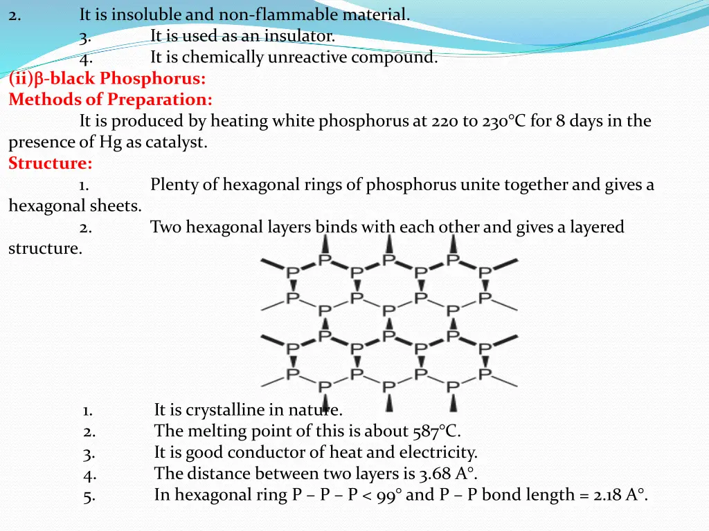 2 ii black phosphorus methods of preparation