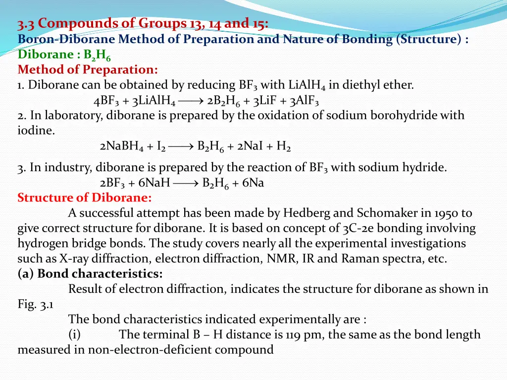 3 3 compounds of groups 13 14 and 15 boron