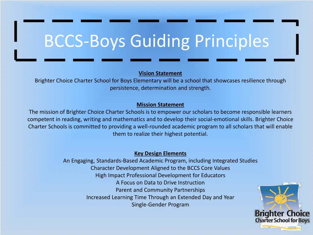 bccs boys guiding principles