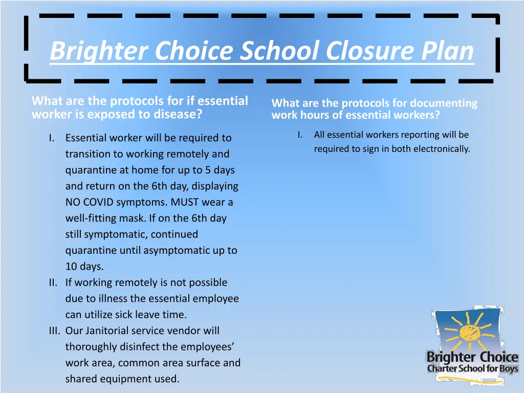 brighter choice school closure plan 1