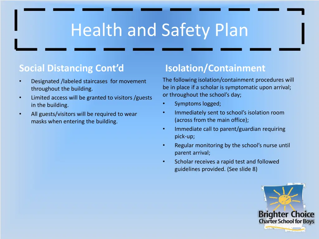 health and safety plan 5