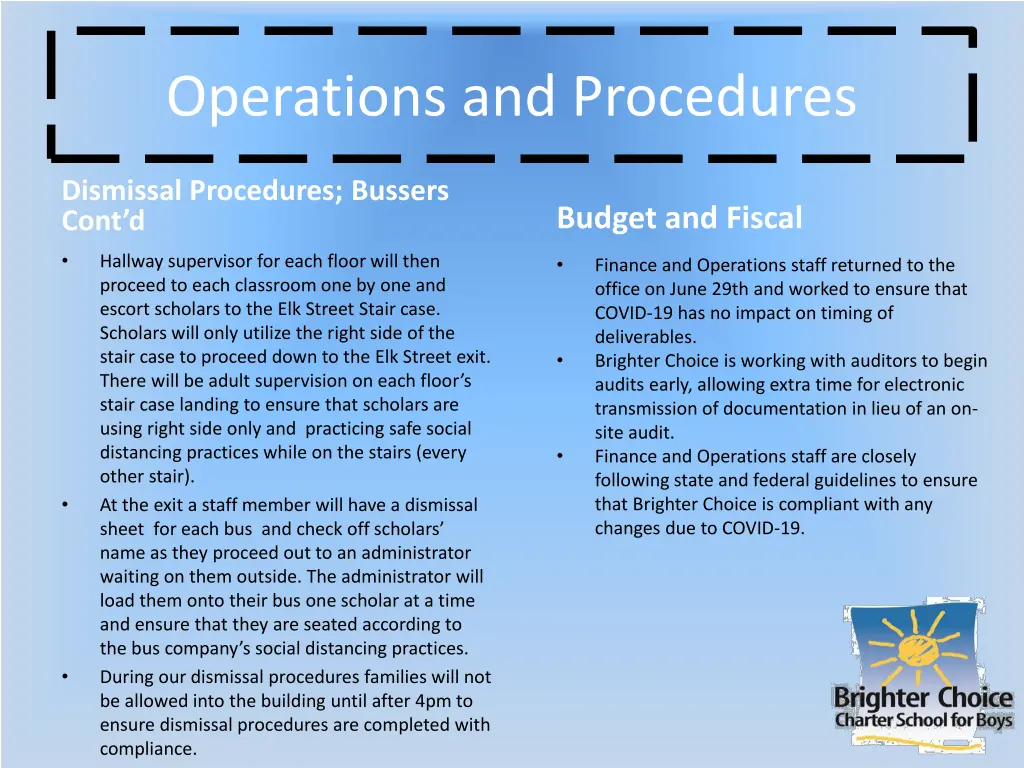 operations and procedures 3