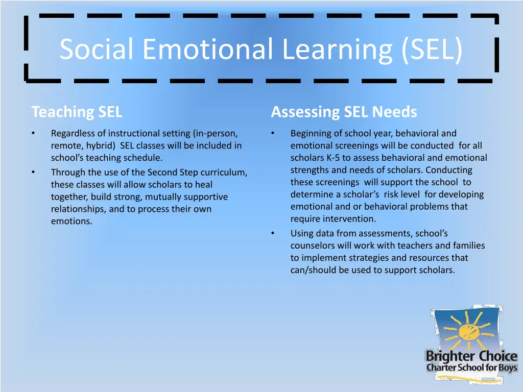 social emotional learning sel