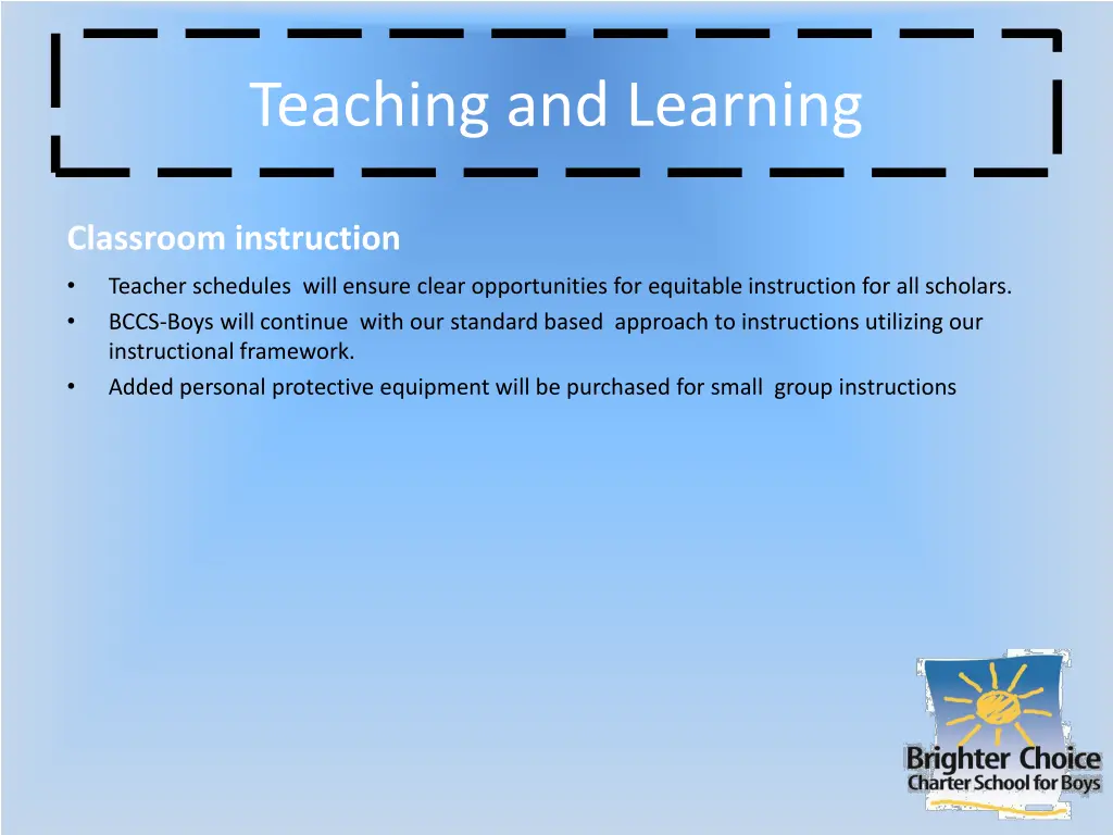 teaching and learning 1