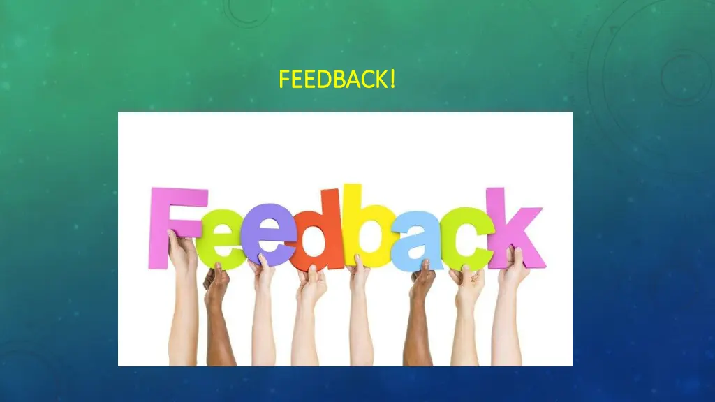 feedback feedback