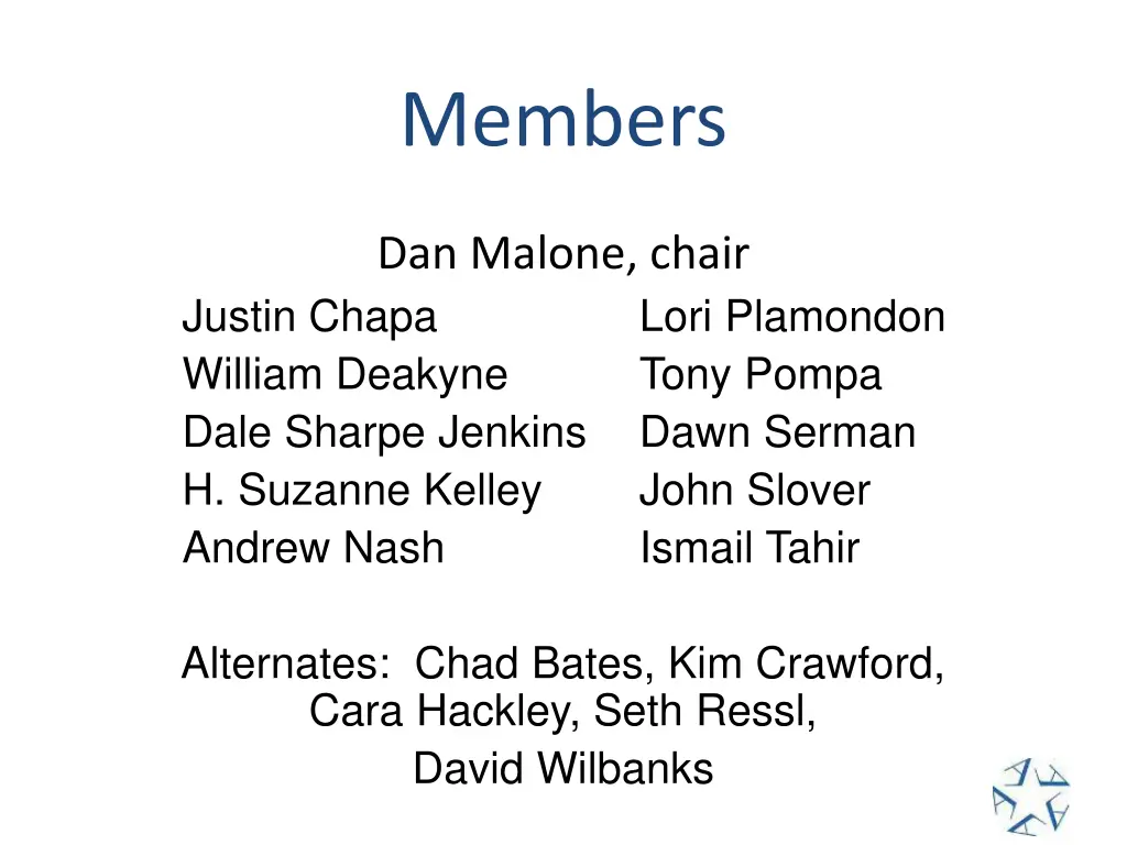 members 1