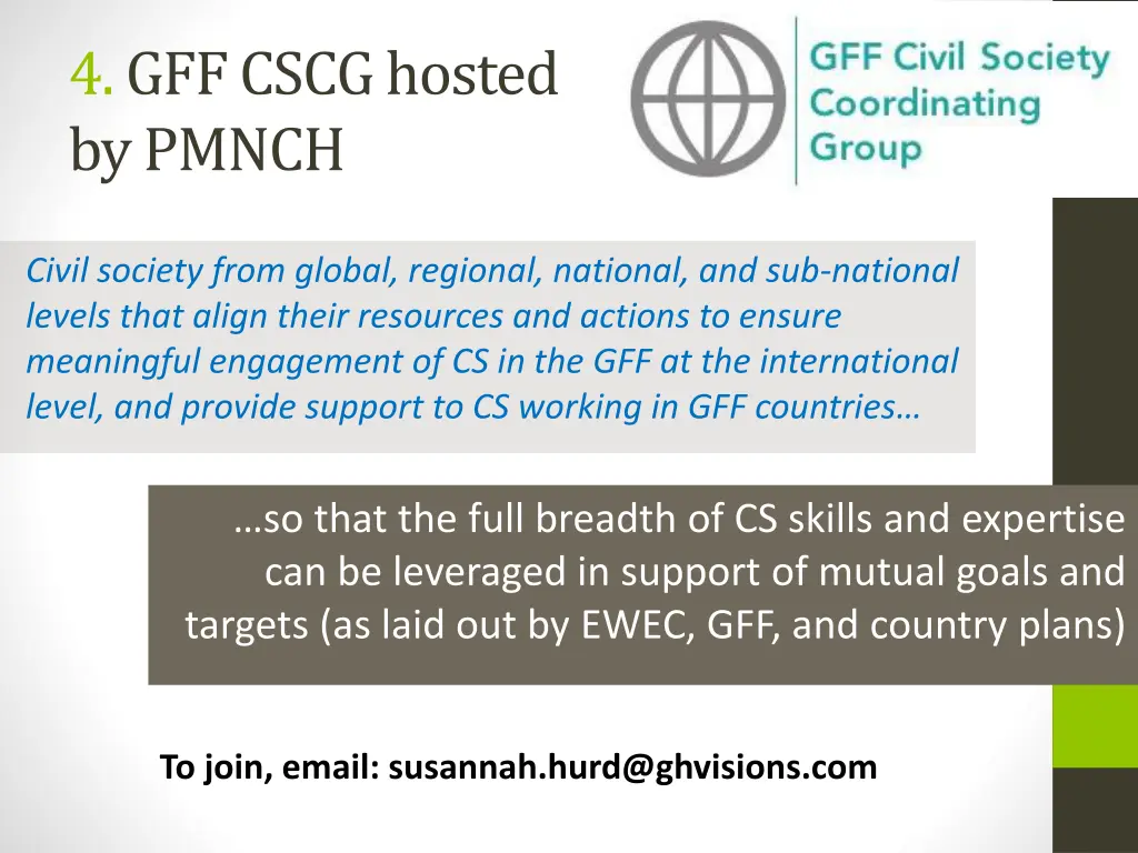 4 gff cscg hosted by pmnch