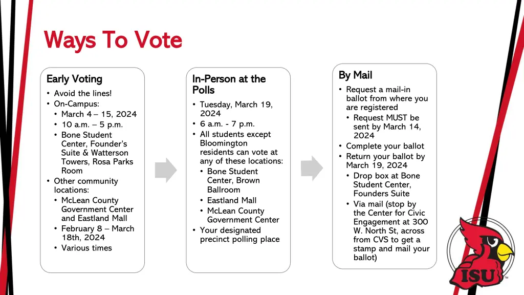 ways to vote ways to vote