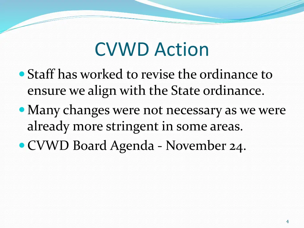 cvwd action