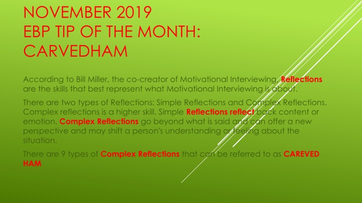 november 2019 ebp tip of the month carvedham