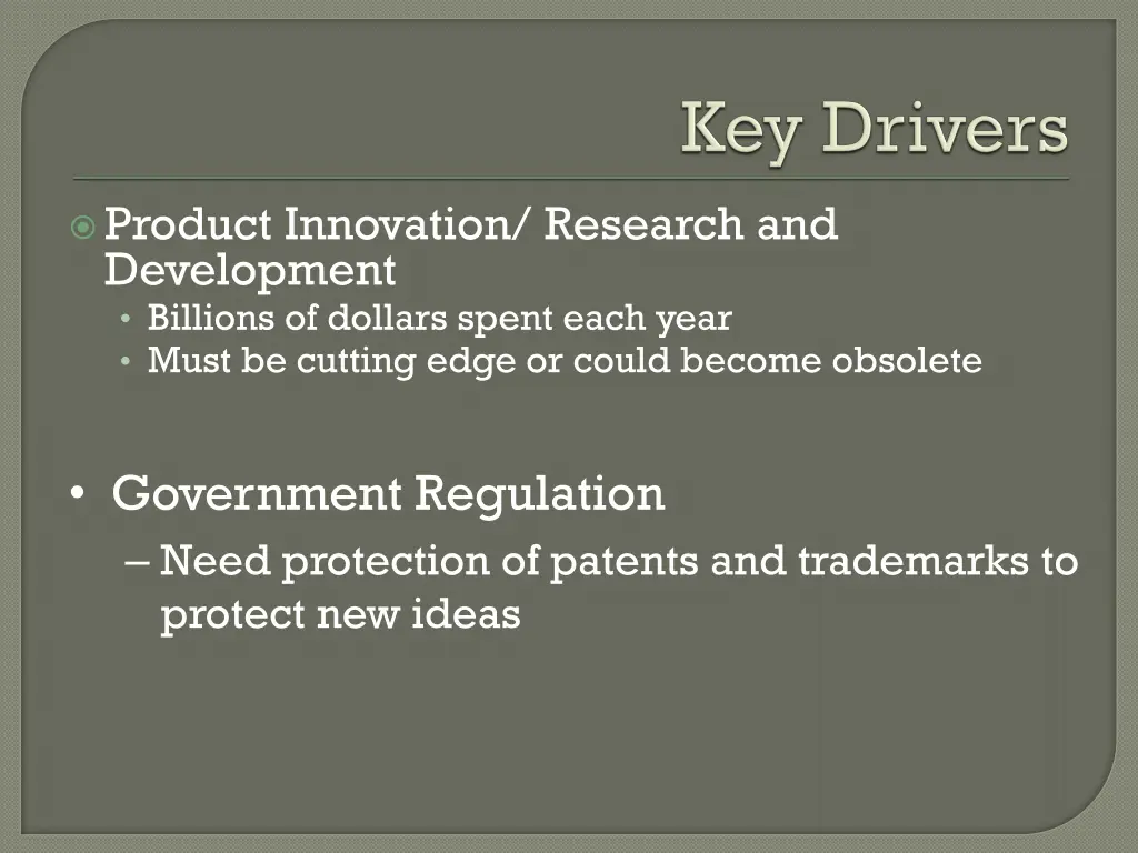 product innovation research and development