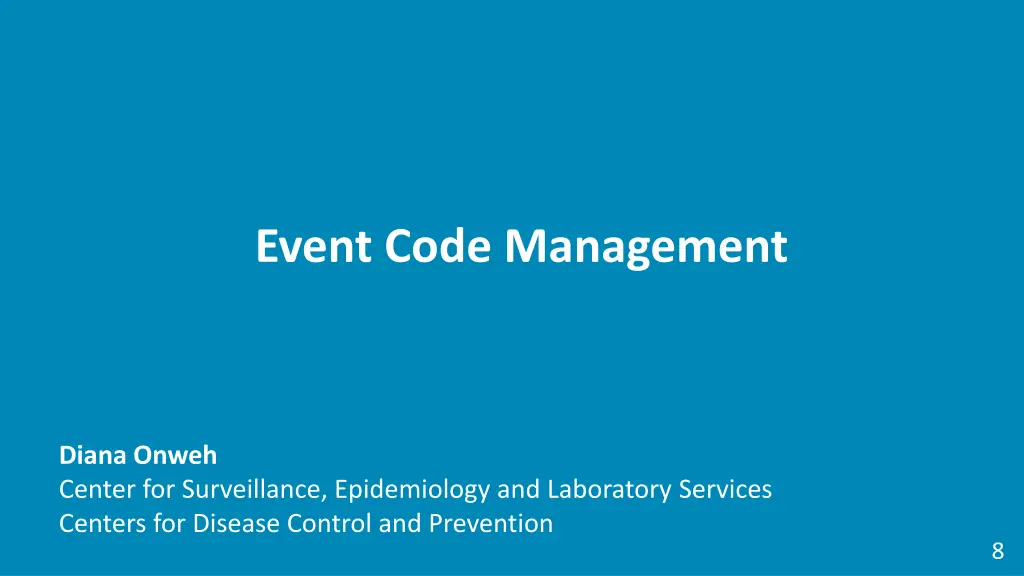 event code management