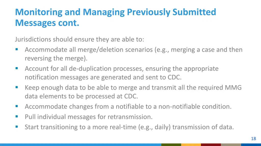 monitoring and managing previously submitted 1