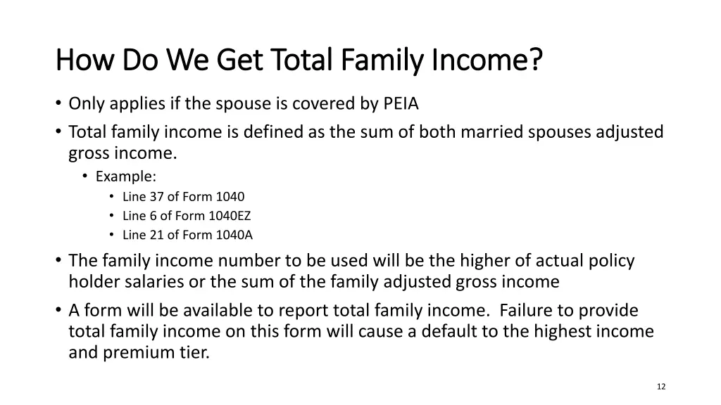 how do we get total family income