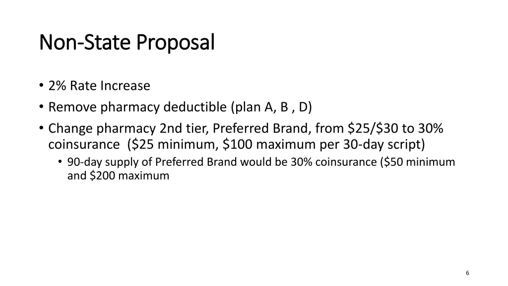 non non state proposal state proposal