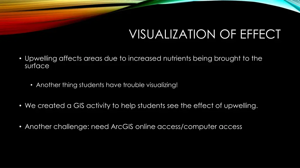 visualization of effect