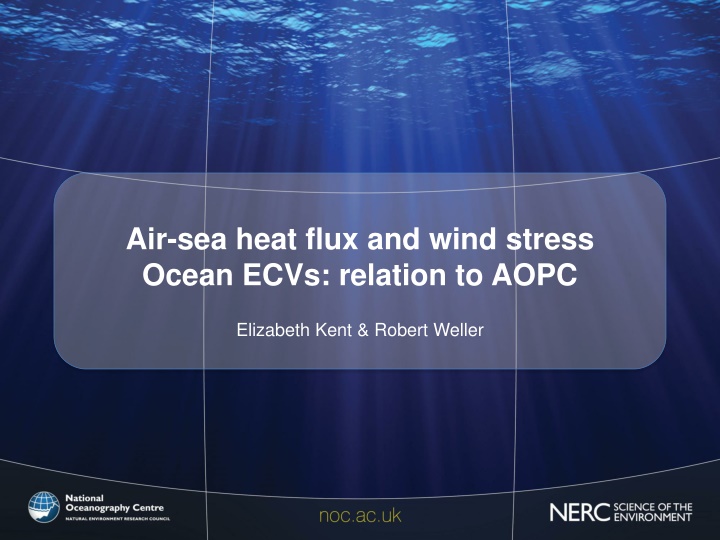 air sea heat flux and wind stress ocean ecvs