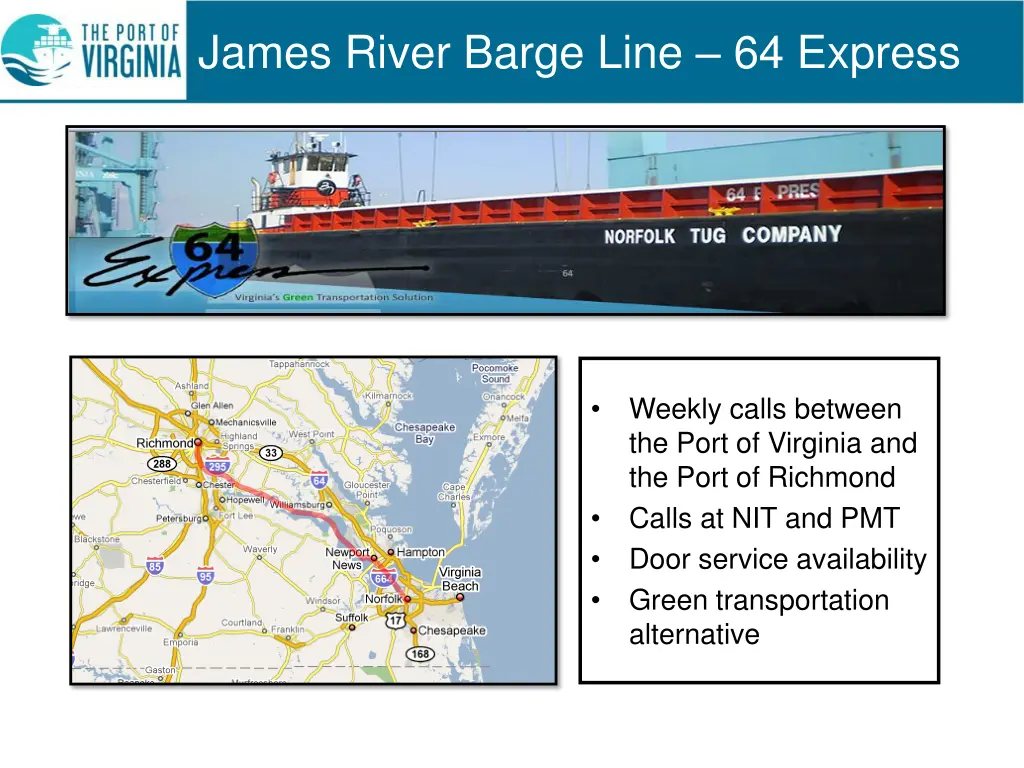 james river barge line 64 express