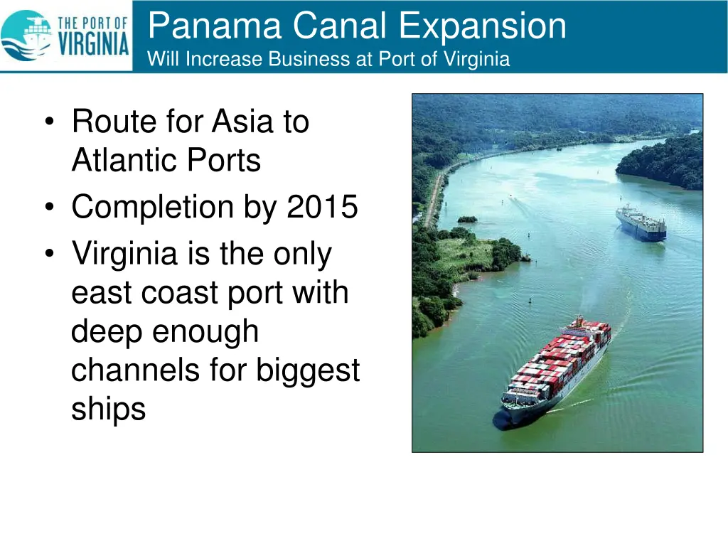 panama canal expansion will increase business