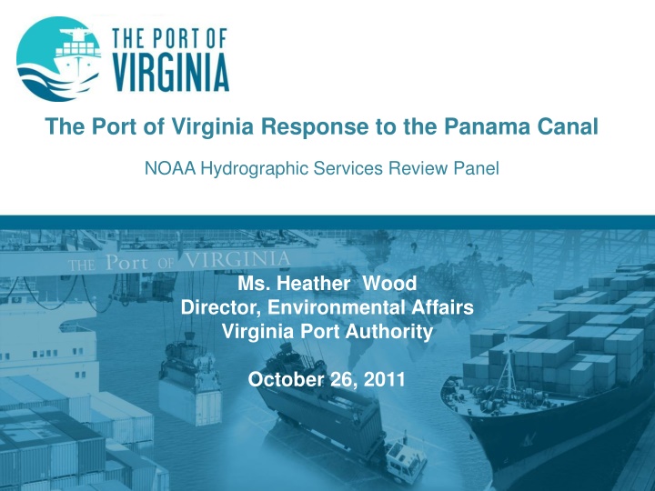 the port of virginia response to the panama canal