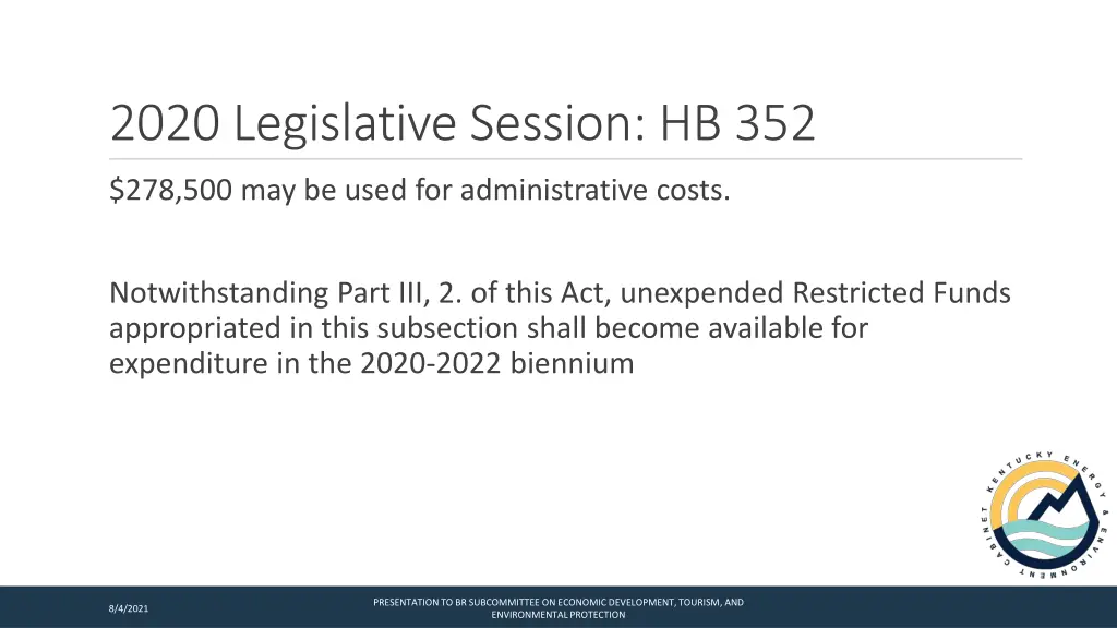 2020 legislative session hb 352 3