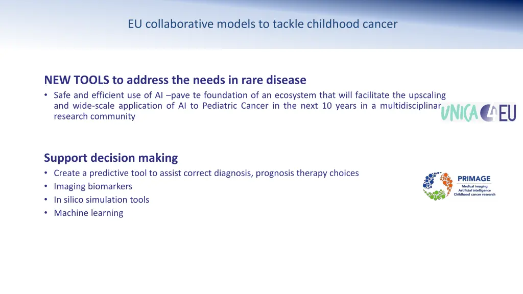 eu collaborative models to tackle childhood cancer 2