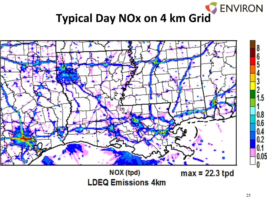 typical day nox on 4 km grid