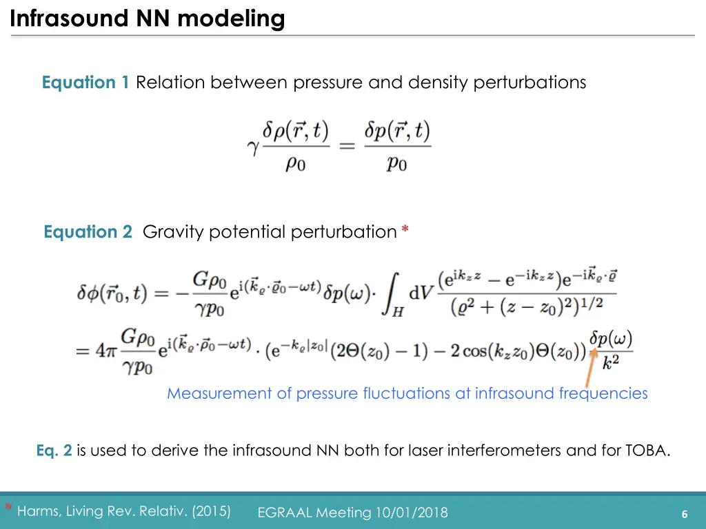 infrasound nn modeling