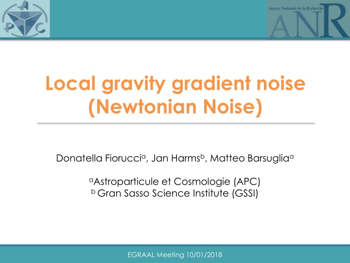 local gravity gradient noise newtonian noise