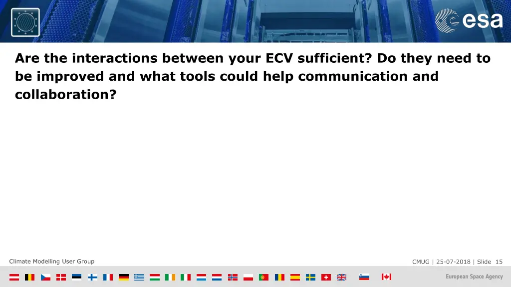 are the interactions between your ecv sufficient