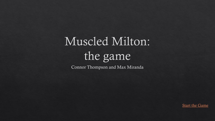 muscled milton the game connor thompson