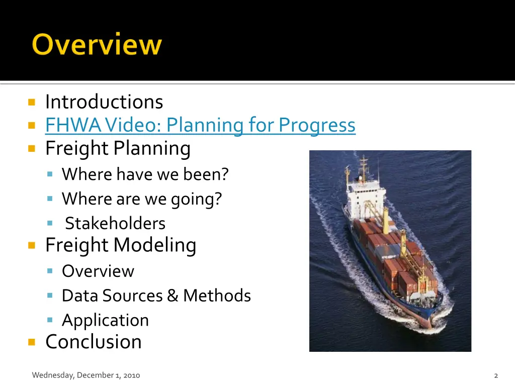 introductions fhwa video planning for progress