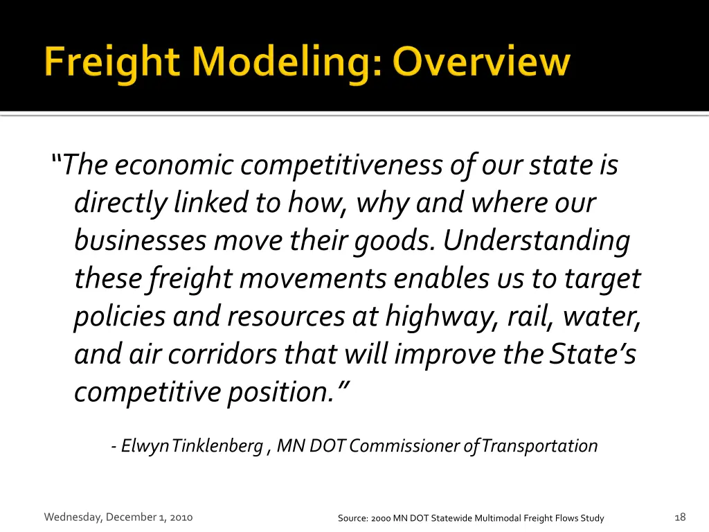 the economic competitiveness of our state