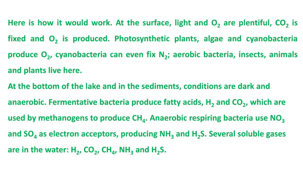 here is how it would work at the surface light