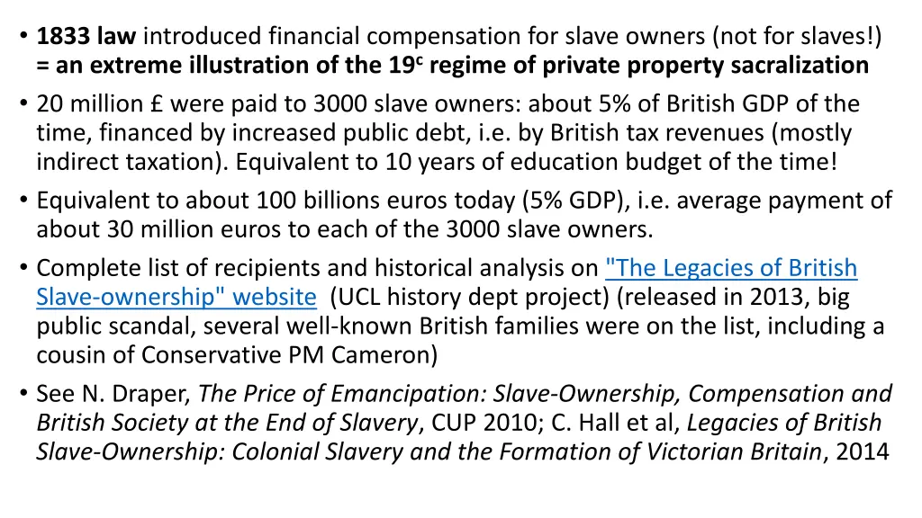 1833 law introduced financial compensation