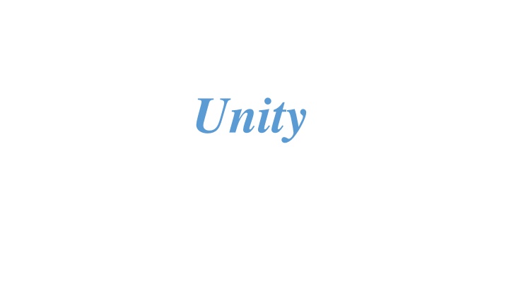 unity