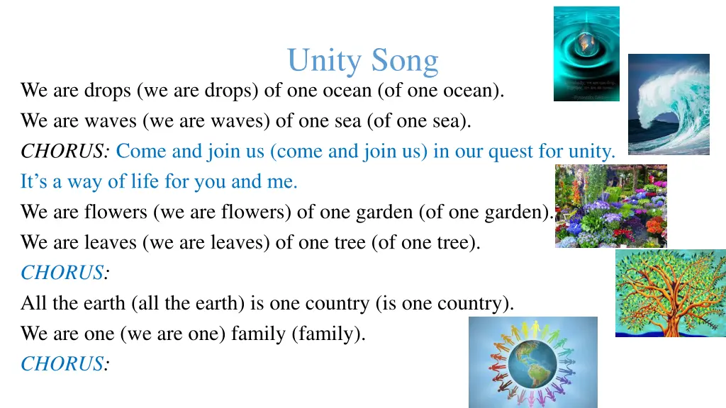 unity song