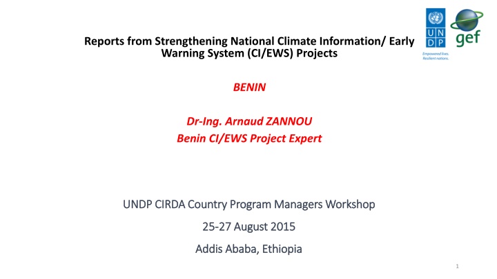 reports from strengthening national climate