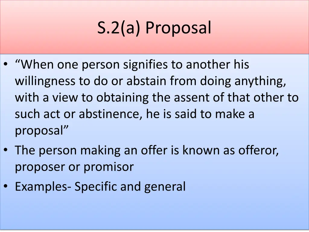 s 2 a proposal