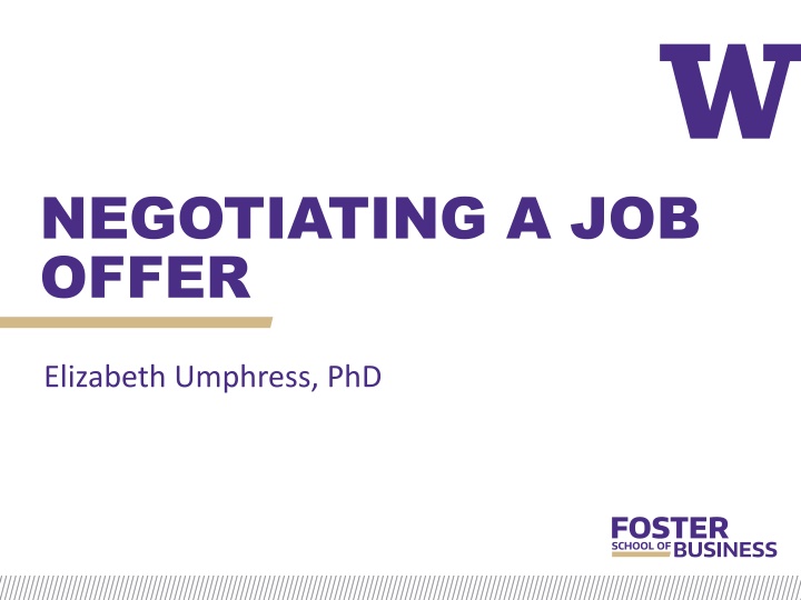 negotiating a job offer