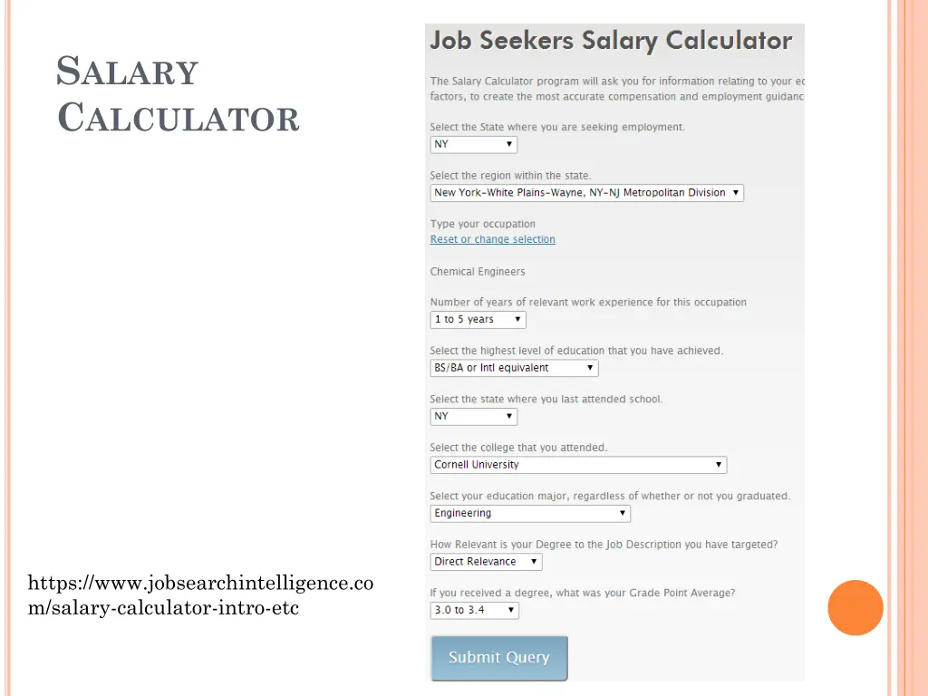 s alary c alculator