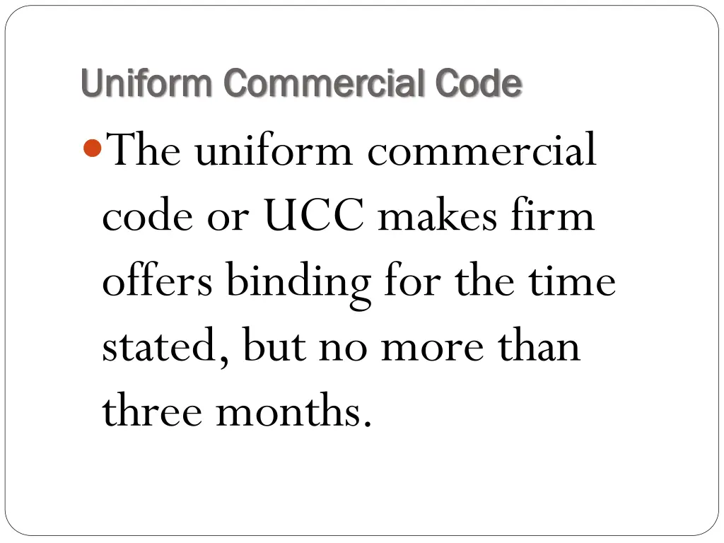 uniform commercial code uniform commercial code