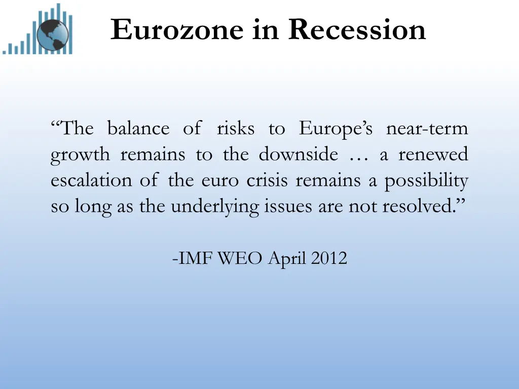 eurozone in recession