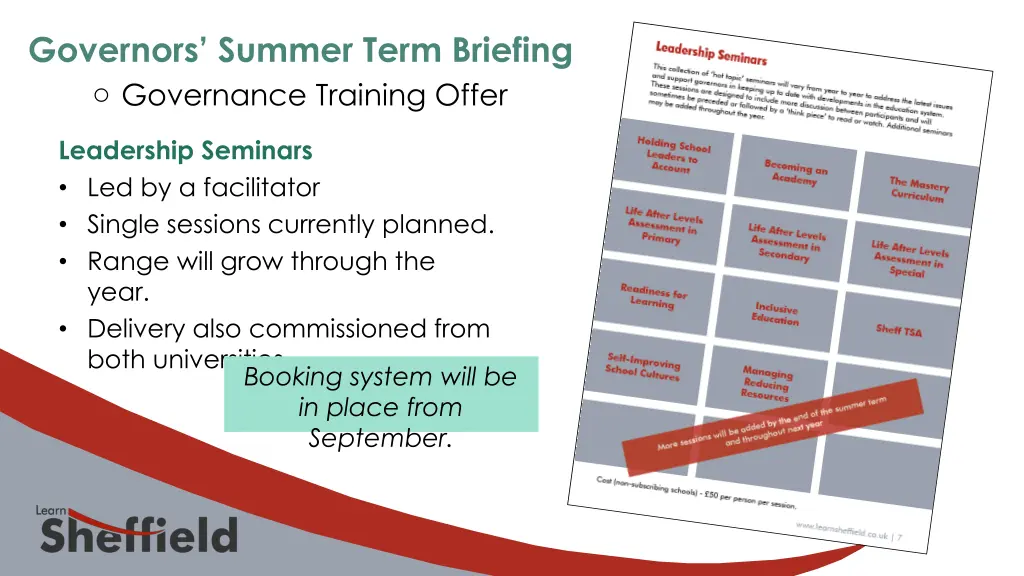 governors summer term briefing o governance 5