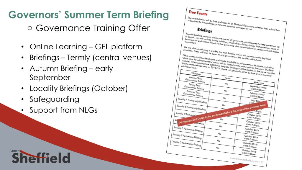 governors summer term briefing o governance 7